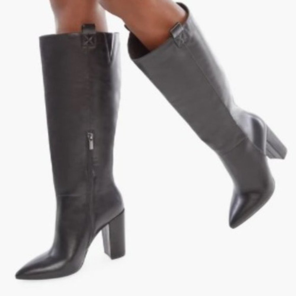 Wren Block Heeled Boot NEW IN BOX Size 10 Wide Calf & Ankle